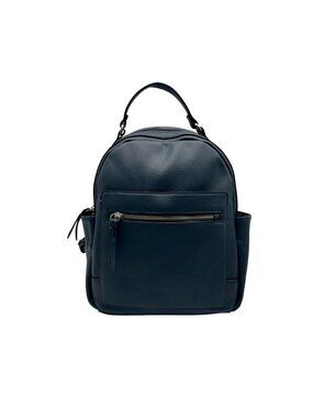 Style & Co Hudsonn Blue Faux Leather Backpack